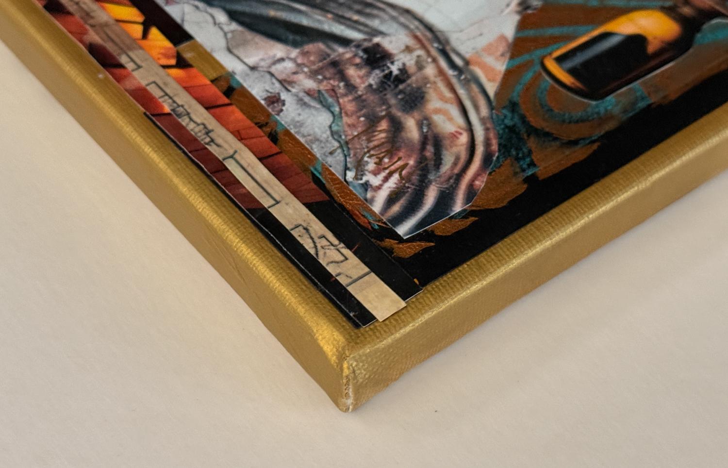 Dollar Princess, Originalgemälde (Zeitgenössisch), Mixed Media Art, von Mandy Main