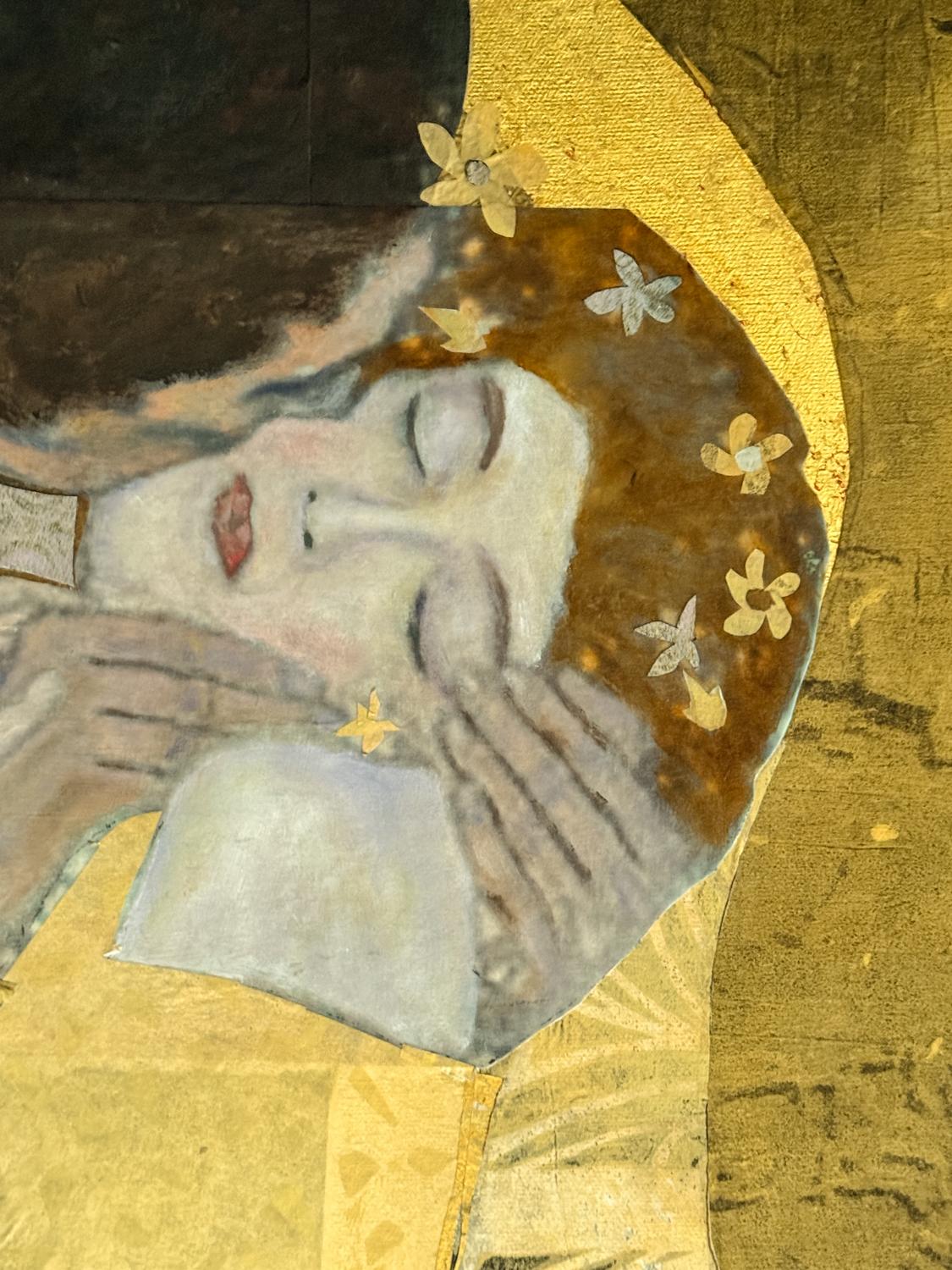 The Kiss, Originalgemälde im Angebot 1