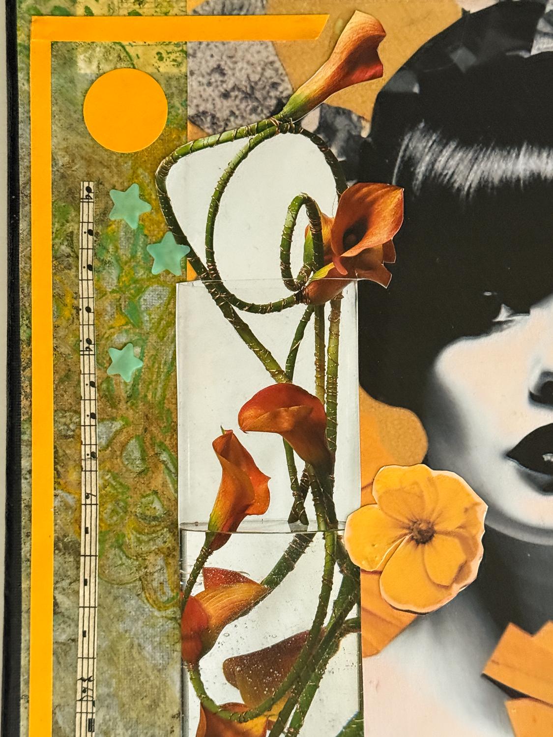 Peinture originale jaune en vente 1