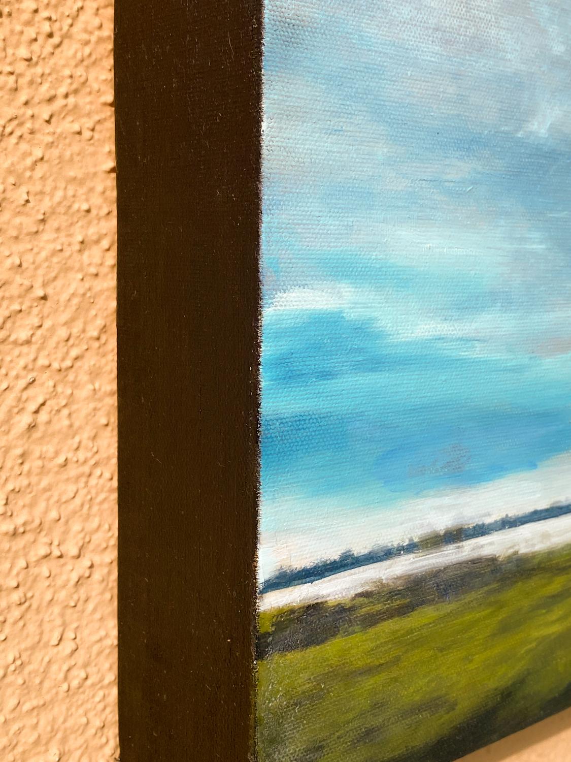 Estuary V, Ölgemälde – Painting von Mandy Main