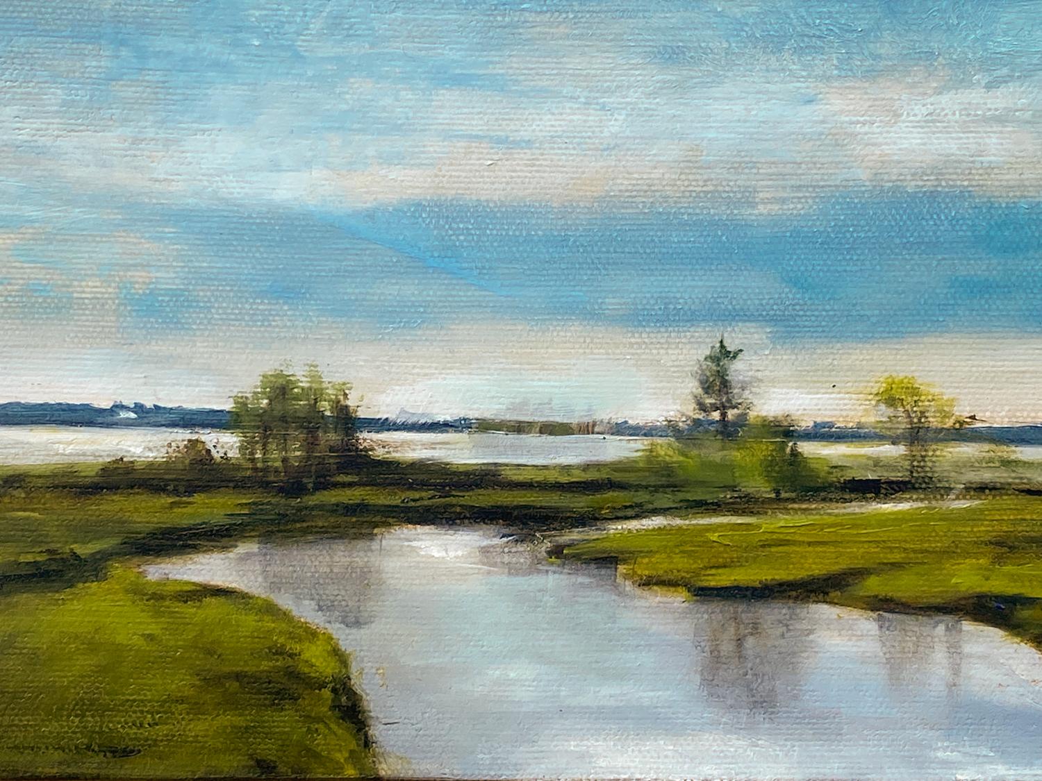 Estuary V, Ölgemälde (Realismus), Painting, von Mandy Main