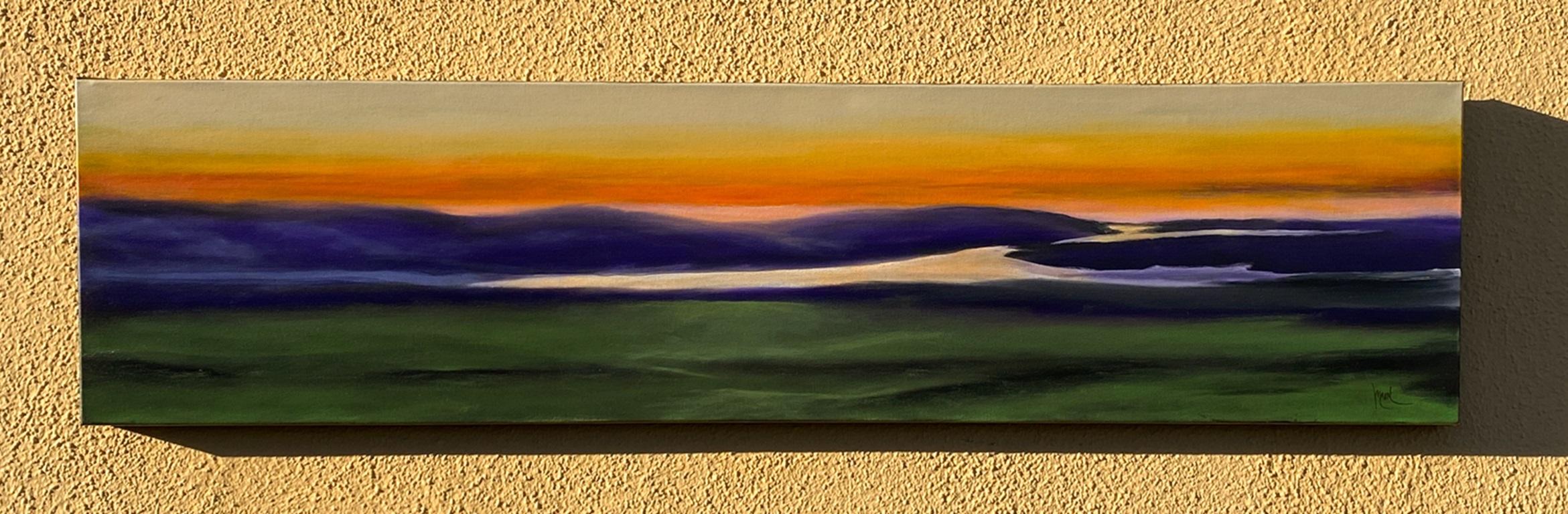 Puesta de sol de espectro total, Pintura al óleo - Painting Contemporáneo de Mandy Main