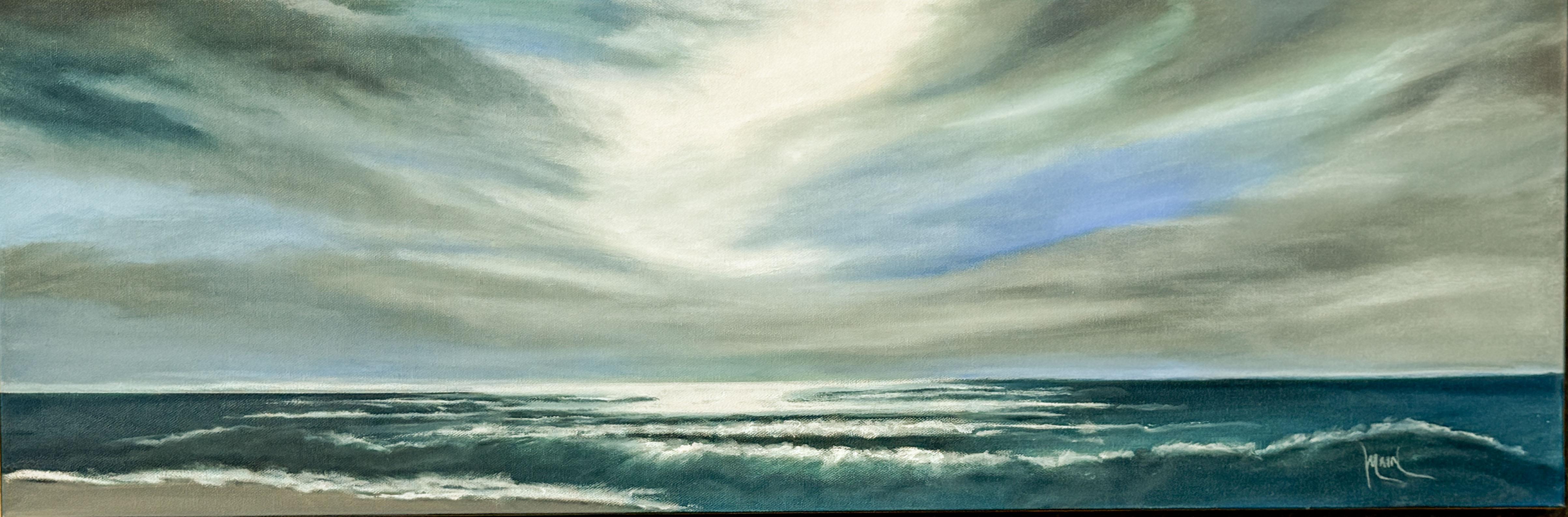 Landscape Painting Mandy Main - Luminance, peinture à l'huile