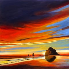 Natural Drama III, Oil Painting