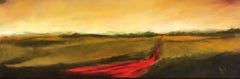 Peinture à l'huile abstraite - Red Road XVI