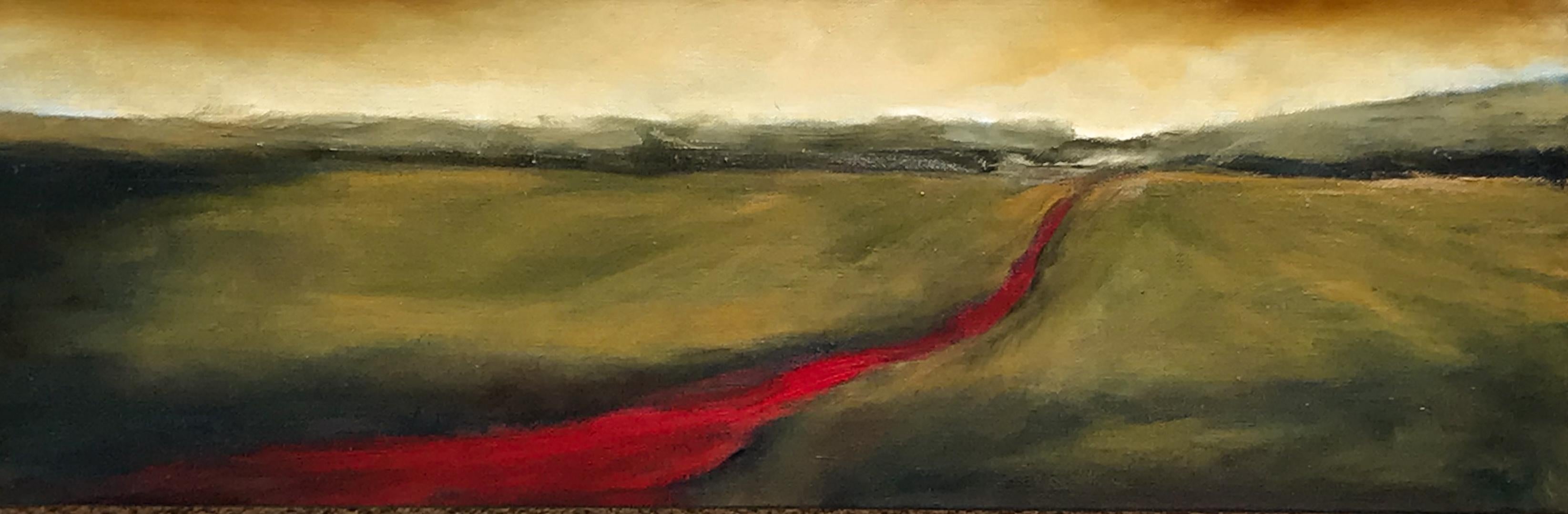 Mandy Main Landscape Painting - Red Road XVII