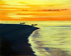 Sonnenaufgang auf Samui, Ölgemälde