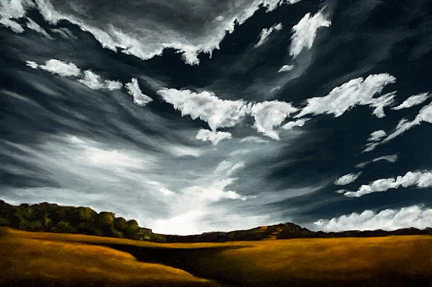 Silver Lining X, Oil Painting - Art by Mandy Main