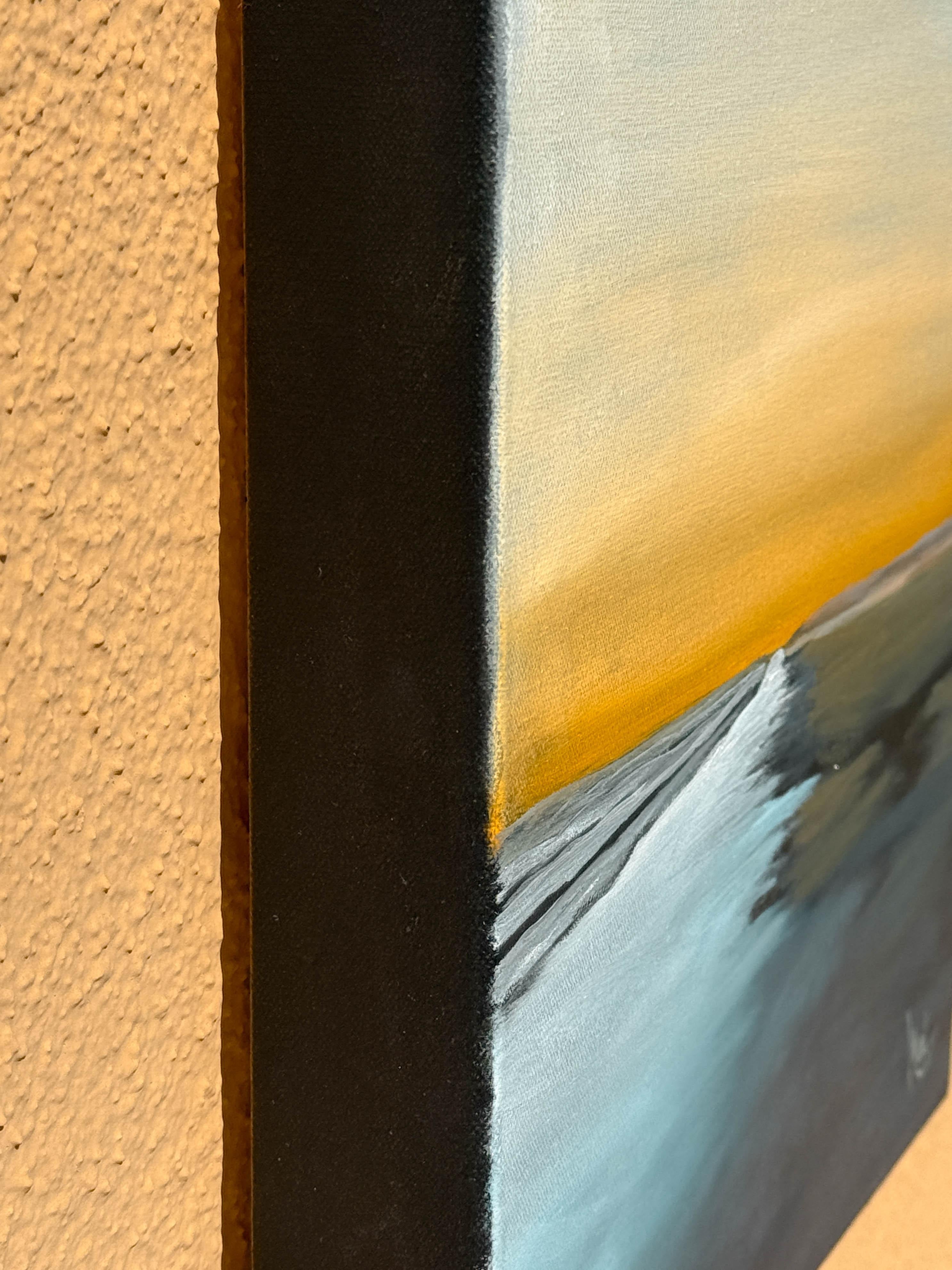 Stille Flut, Ölgemälde – Painting von Mandy Main