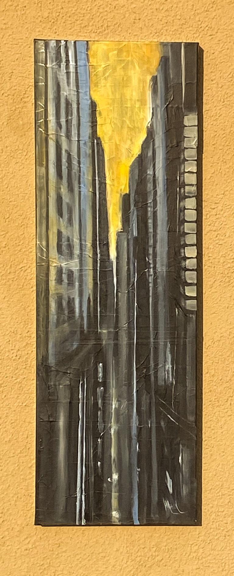 Canyon urbano II, Pittura a olio - Interior Painting Arancia di Mandy Main