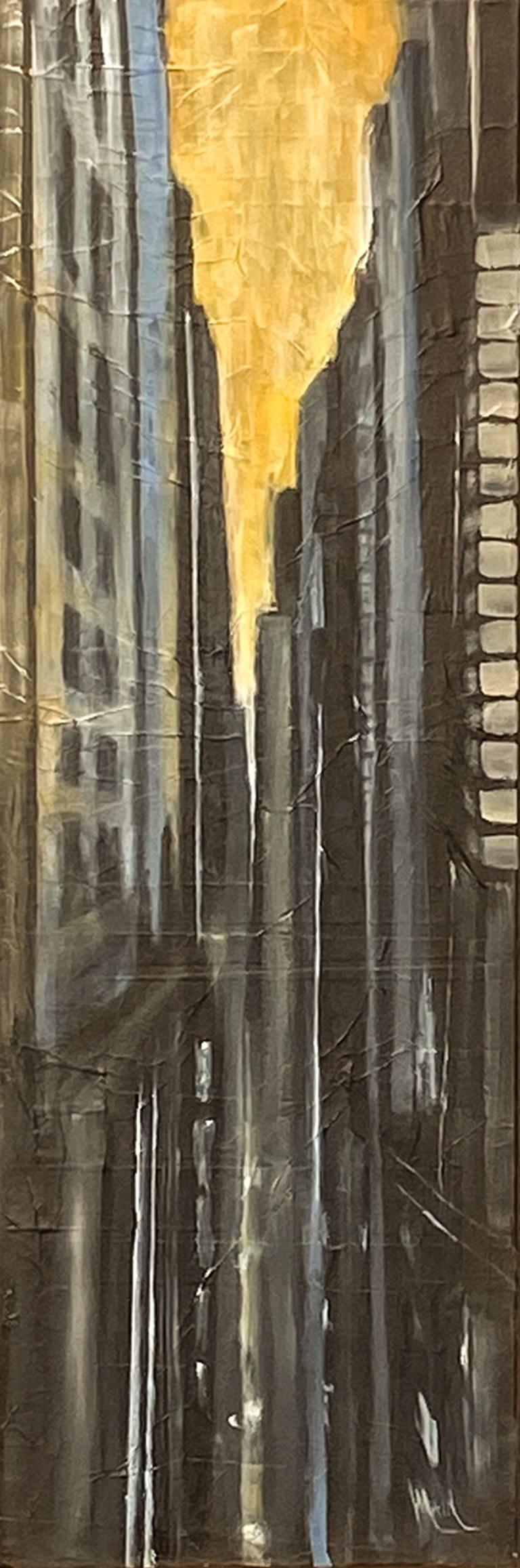 Canyon urbano II, Pittura a olio