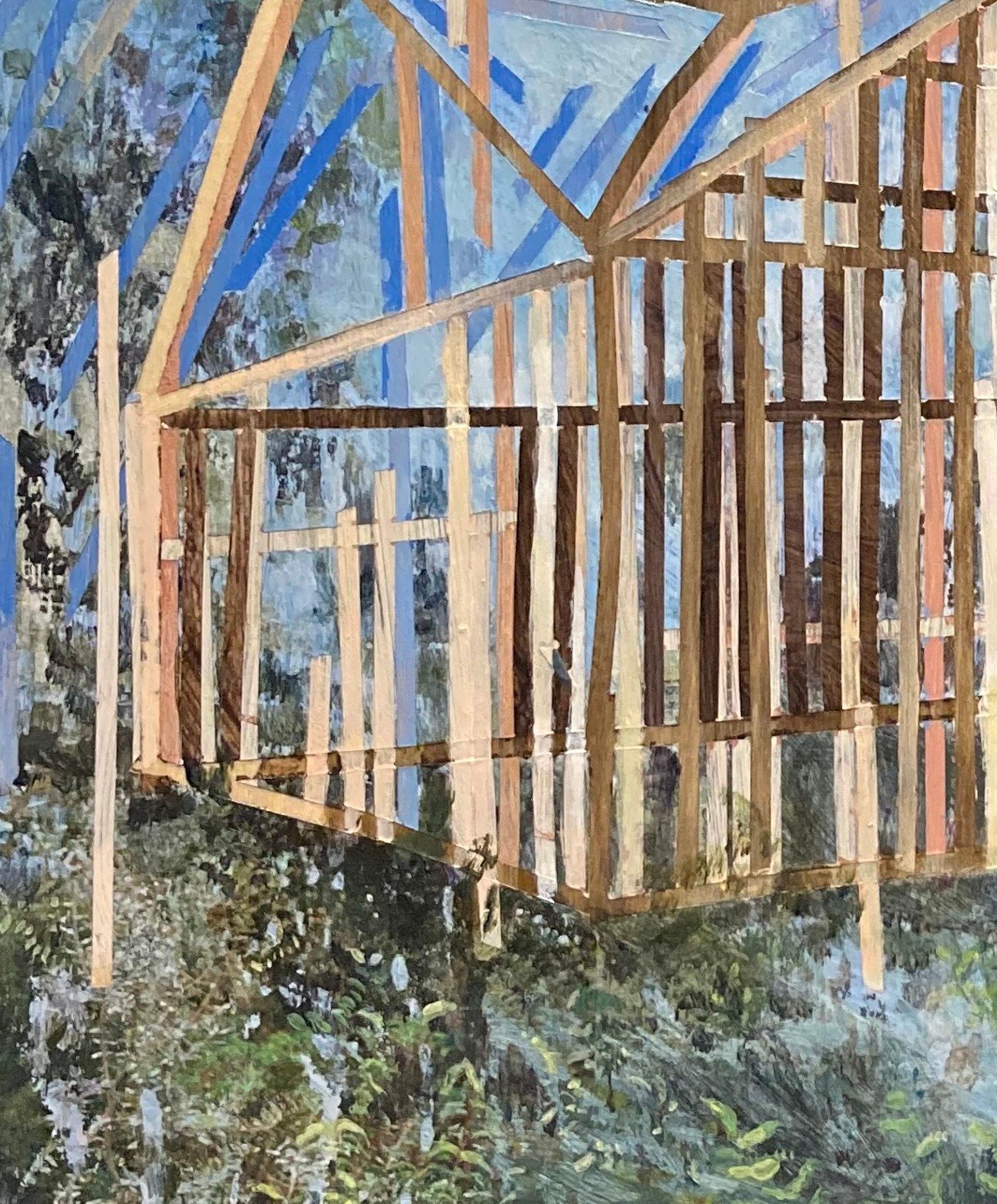 Mandy Rogers Horton is a painter and mixed media artist based in Nashville, TN. Her current body of art reflects on the ongoing construction of our lives and culture from eclectic and disparate sources.