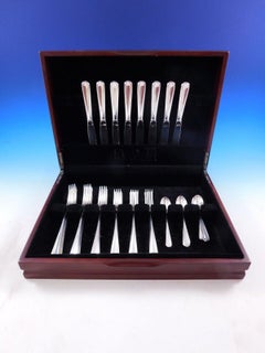 Mane by J Tostrup Norwegen 830 Silber Besteck 8 Service 32 Pieces Abendessen