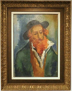 Mané-Katz "Le Juif Roux" Oil on Canvas