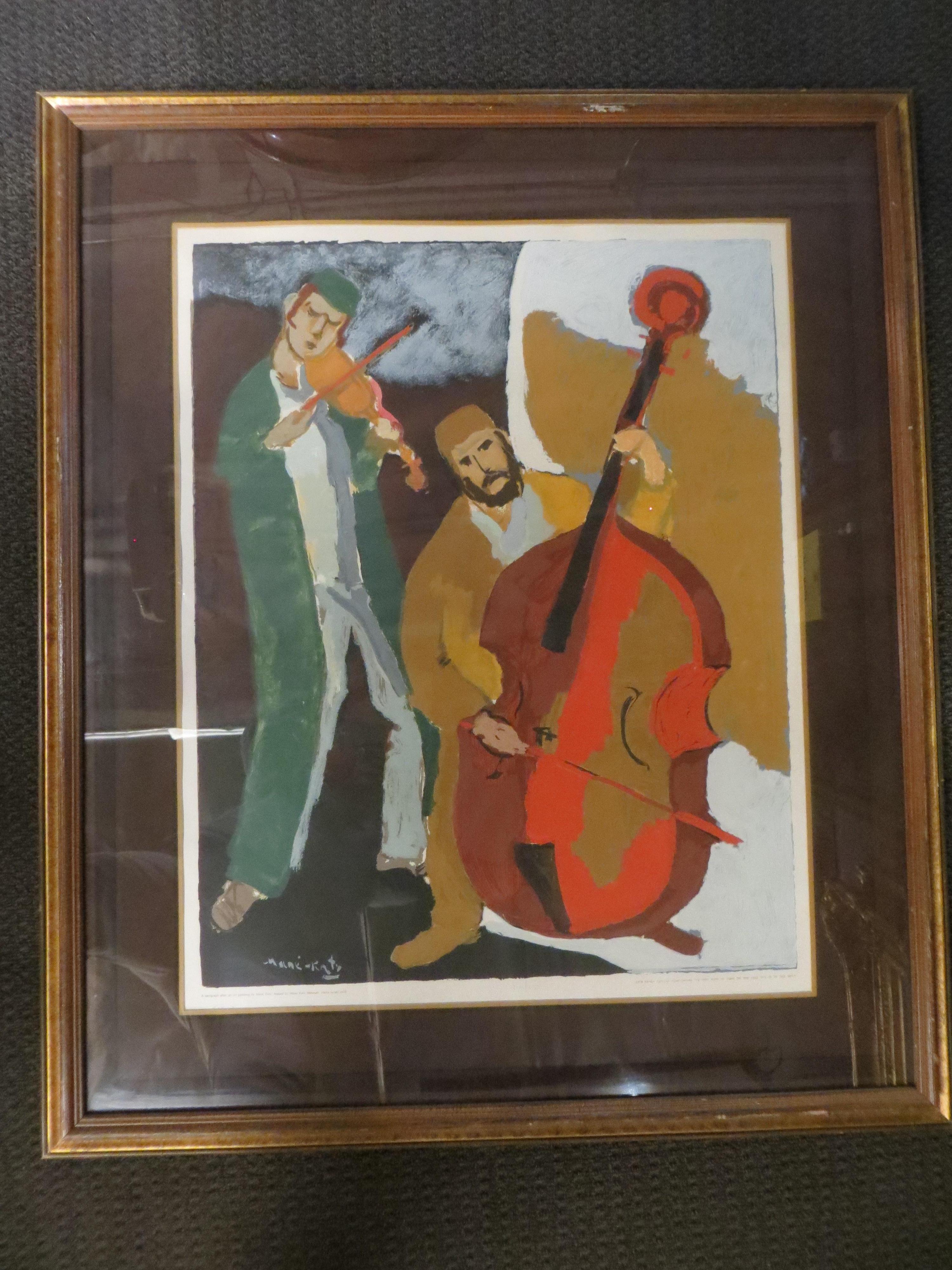 Les Musiciens  - Print by Mane Katz