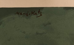 Russian French Judaica Jewish Bride Shtetl Wedding Lithograph Mourlot Paris