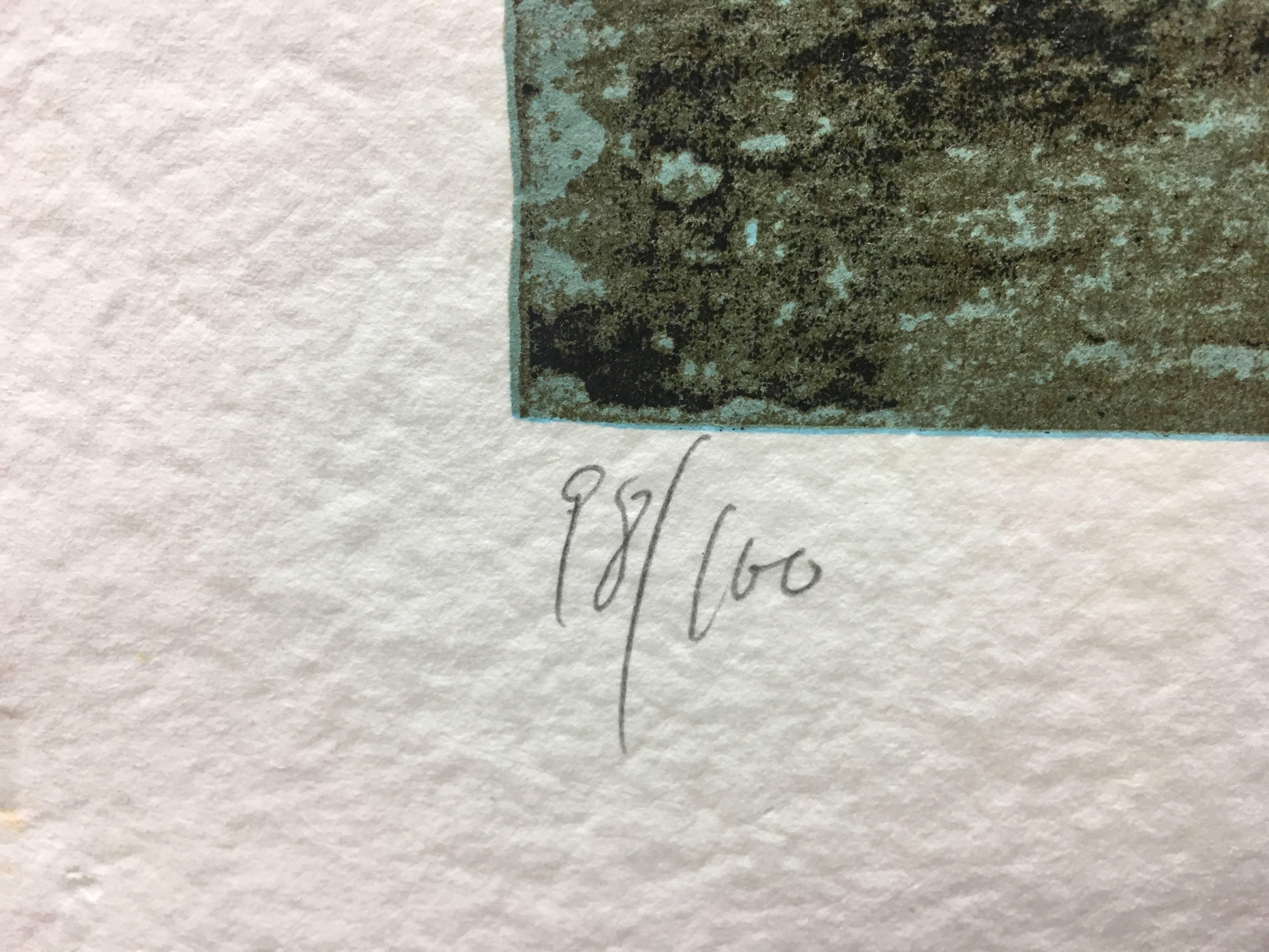 Pujol Baladas 9 Dali Sensations gravure Surréaliste édition limitée - Noir Abstract Print par Manel Pujol Baladas