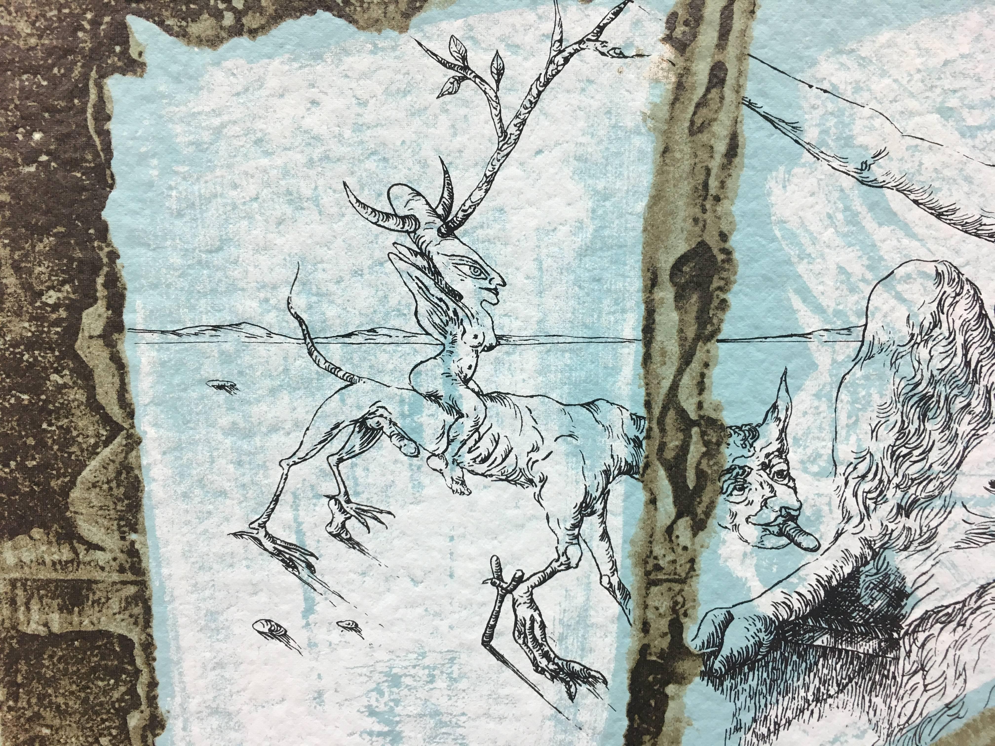 Pujol Baladas 9 Dali Sensations gravure Surréaliste édition limitée en vente 1