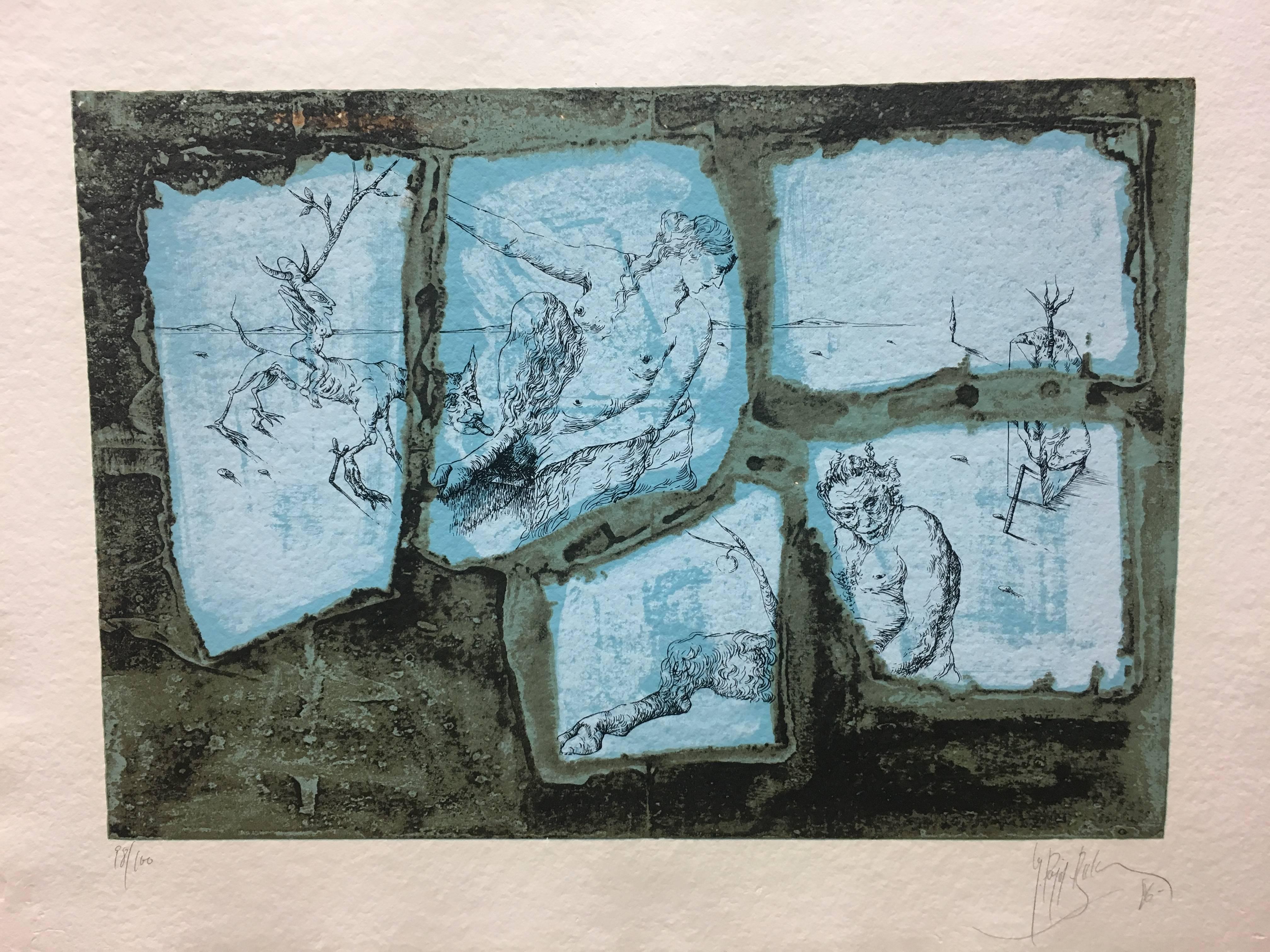 Pujol Baladas 9 Dali Sensations gravure Surréaliste édition limitée en vente 2