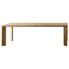 Manero Small Table in Vintage Oak by Paolo Cappello