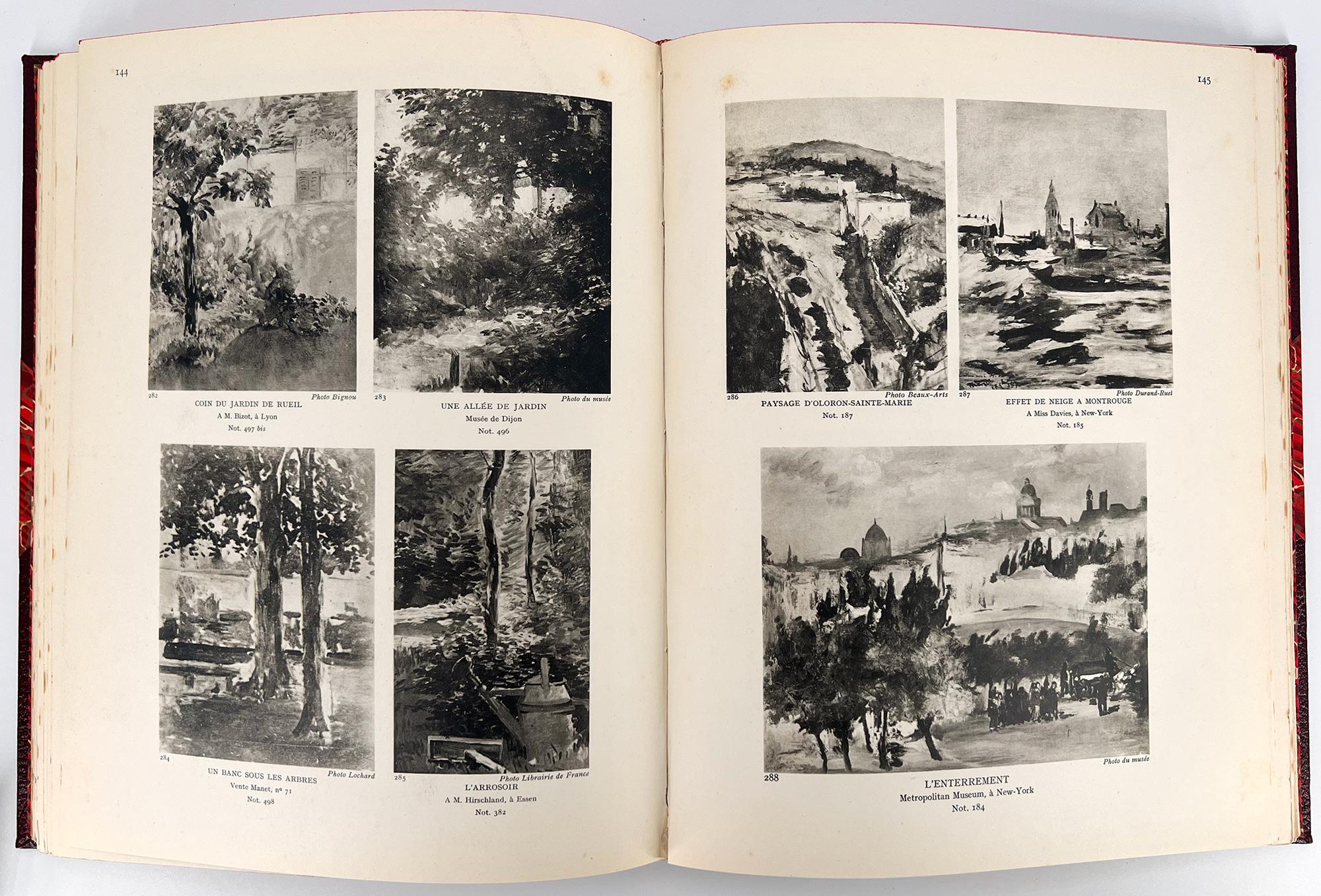 MANET, Catalogue Raisonné [Wildenstein, 2 volumes] en vente 7