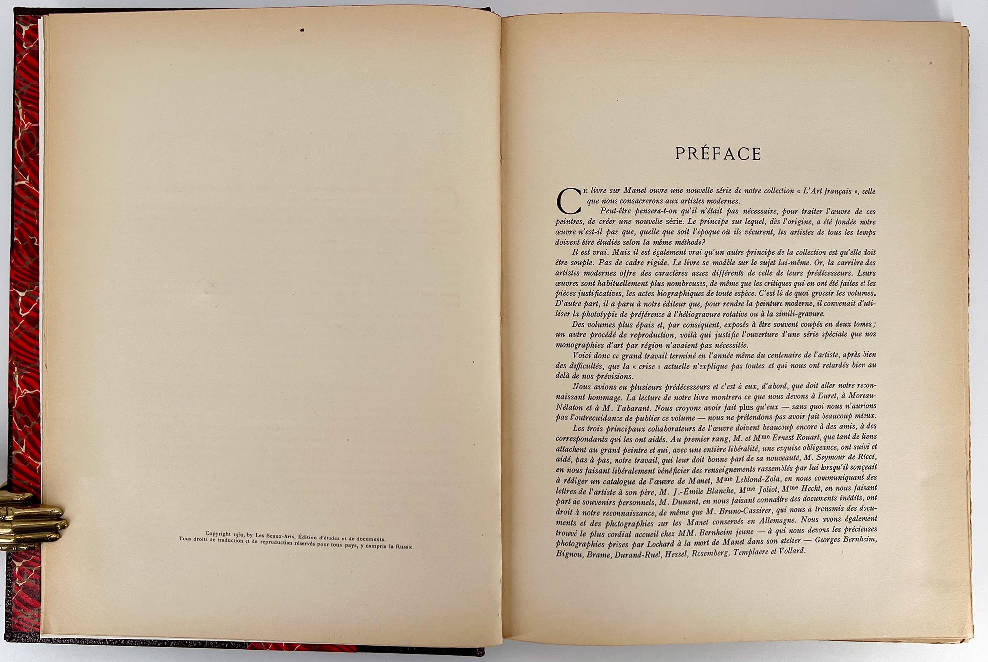MANET, Catalogue Raisonné [Wildenstein, 2 volumes] en vente 11