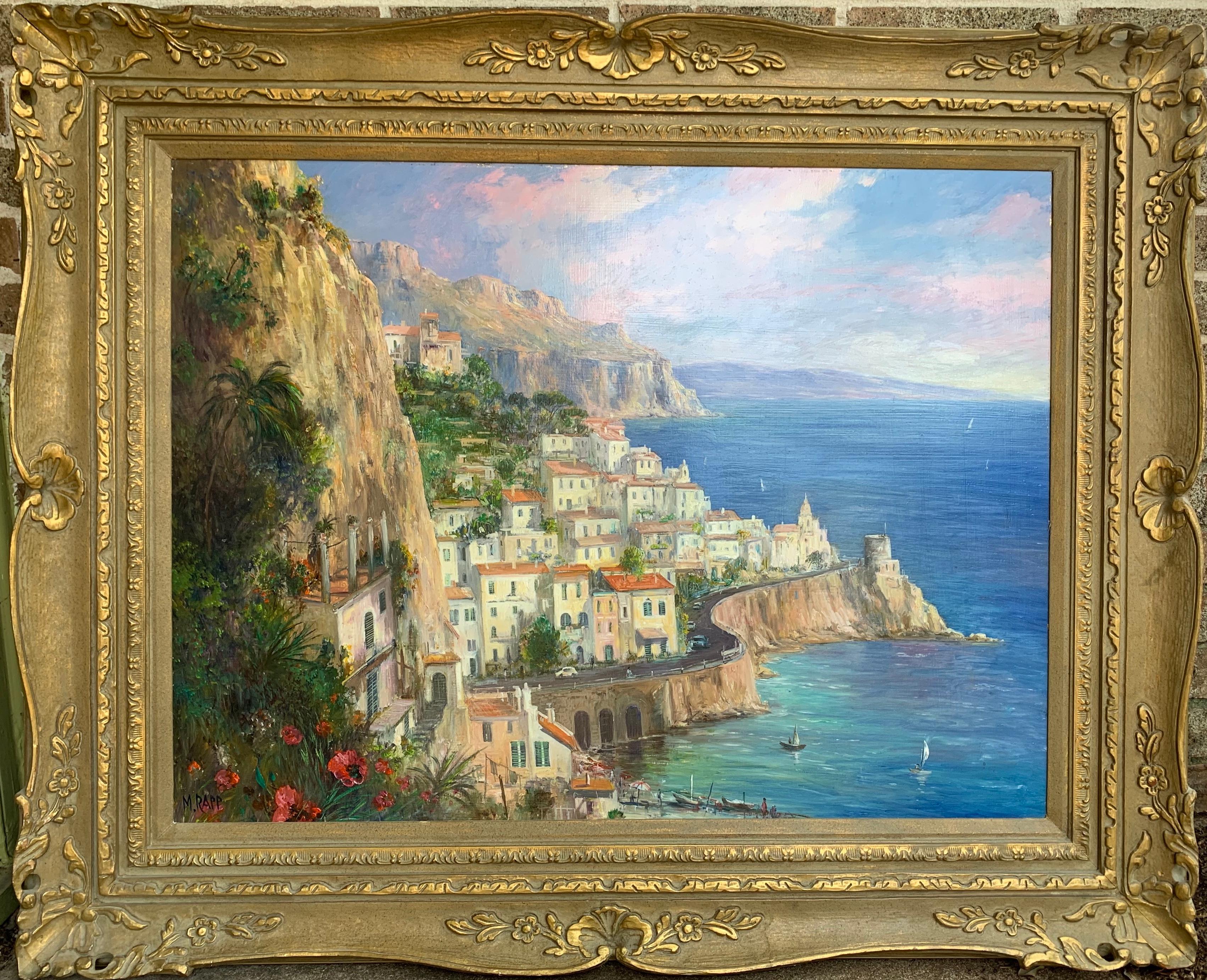 Amalfi Coast - Painting by Manfred Rapp