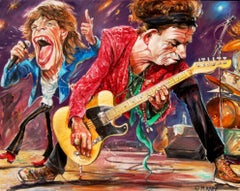 Manfred Rapp, Caricatures, "Keith and Mick"
