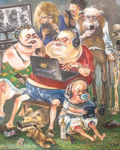 Manfred Rapp, caricatures, "Réunion de famille".