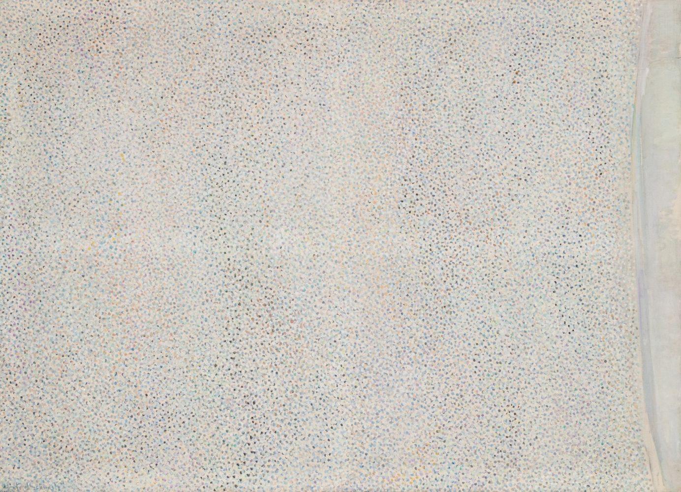 Distesa sulla spiaggia - Painting di Manfred Schwartz