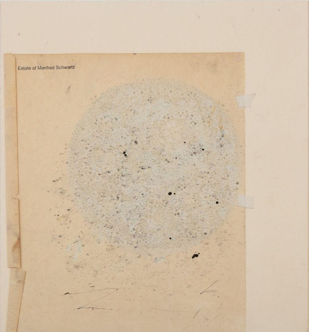 Celestial Tondo Pointillistische Komposition im Angebot 1
