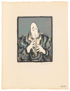 Medrano Clown with Clarinet