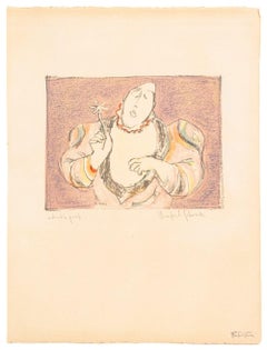 Medrano Clown with Flower