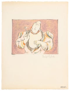 Medrano Clown with Flower