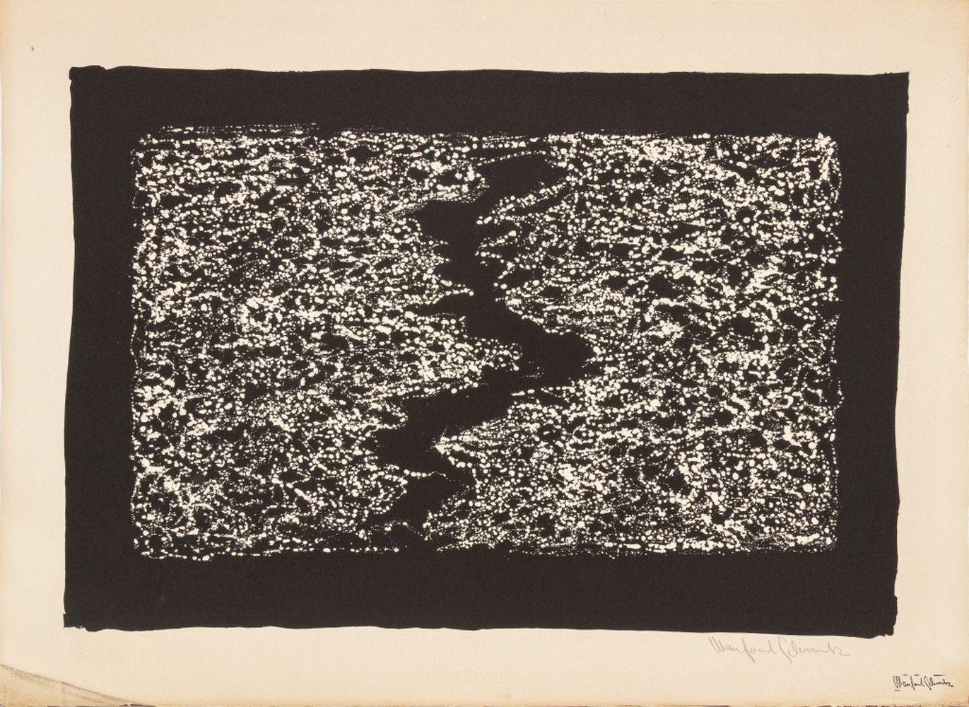Abstract Print di Manfred Schwartz - "Rivulet"