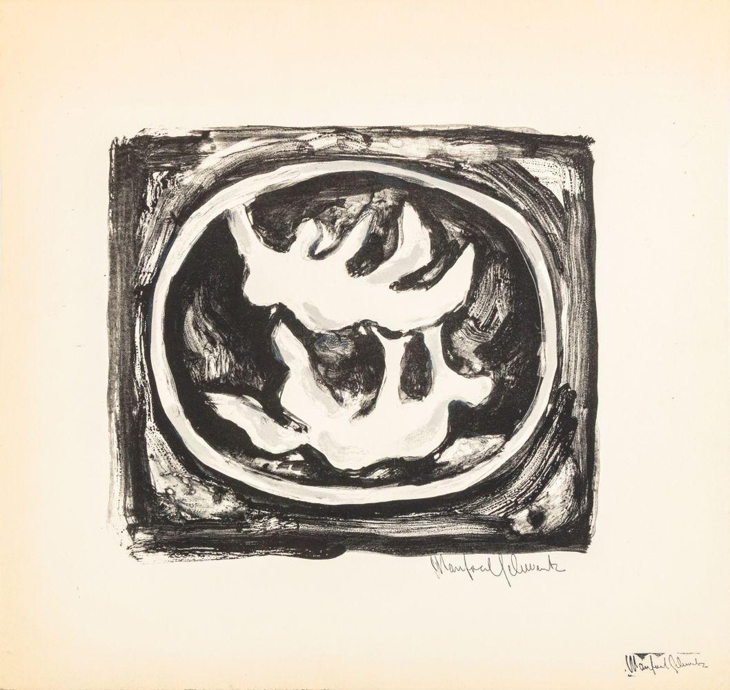 Manfred Schwartz Figurative Print - The Ring