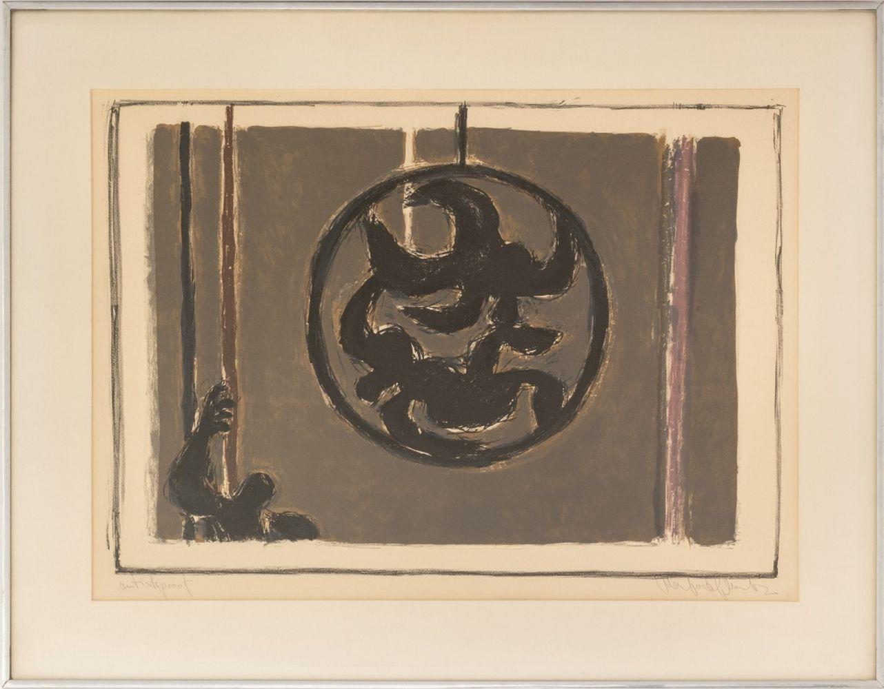 Manfred Schwartz Abstract Print - The Ring