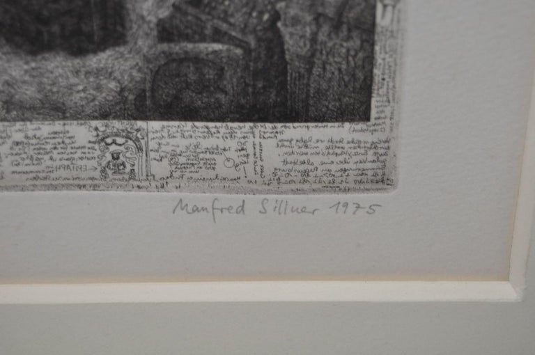 Manfred Sillner Manfred Sillner "The Treasury of Regensburg" Etching