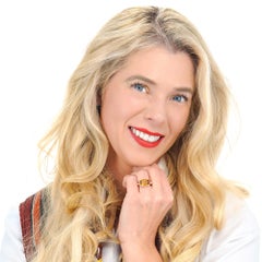 Anello Citrino Moderno Italiano di Manfredi