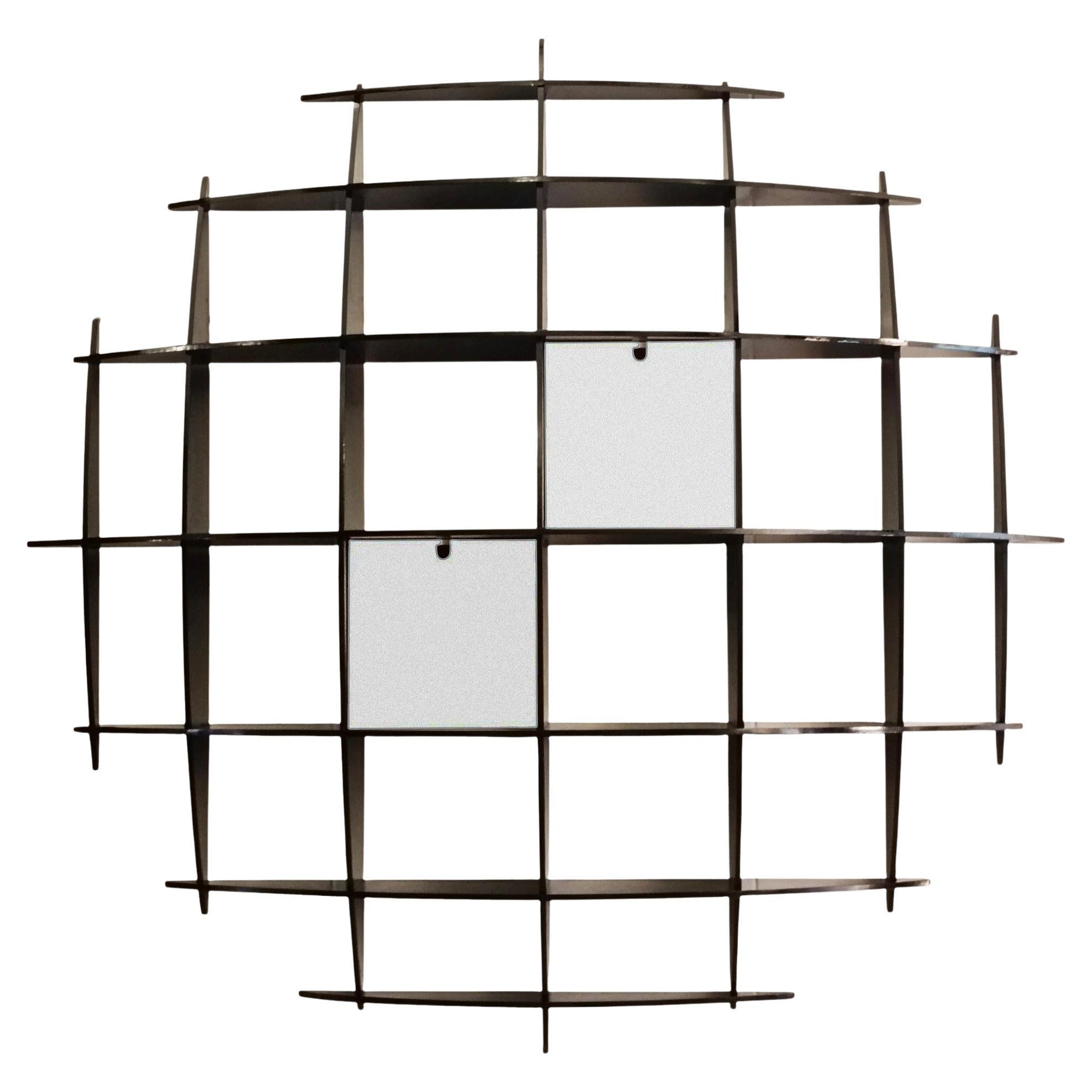 Manfredo Massironi per Nikol International Libreria da Parete "Tyco", Italia 70s in vendita