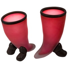 Manga Mug Vases/Vessels: Hand Blown Glass, Jordan Mozer, USA, 1992/2018 Manga Mug Vases/Vessels: Hand Blown Glass, Jordan Mozer, USA, 1992/2018