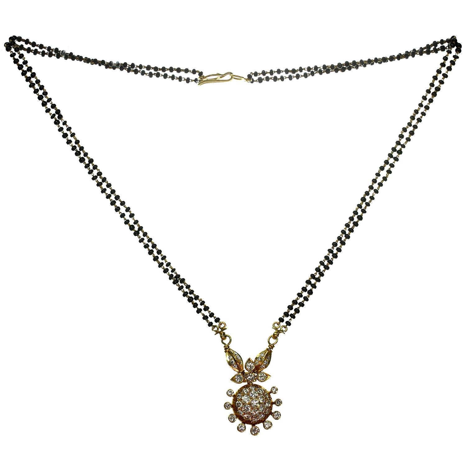 22 k gold choker necklace fine handmade jewelry mangalsutra wedding necklace