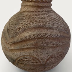 Mangbetu Terracota Vessel , Early 20th Century