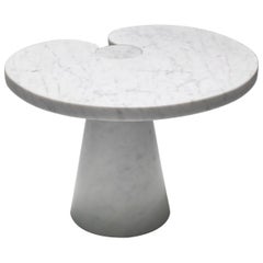 Mangiarotti Carrara Marble Side Table 'Eros series' for Skipper
