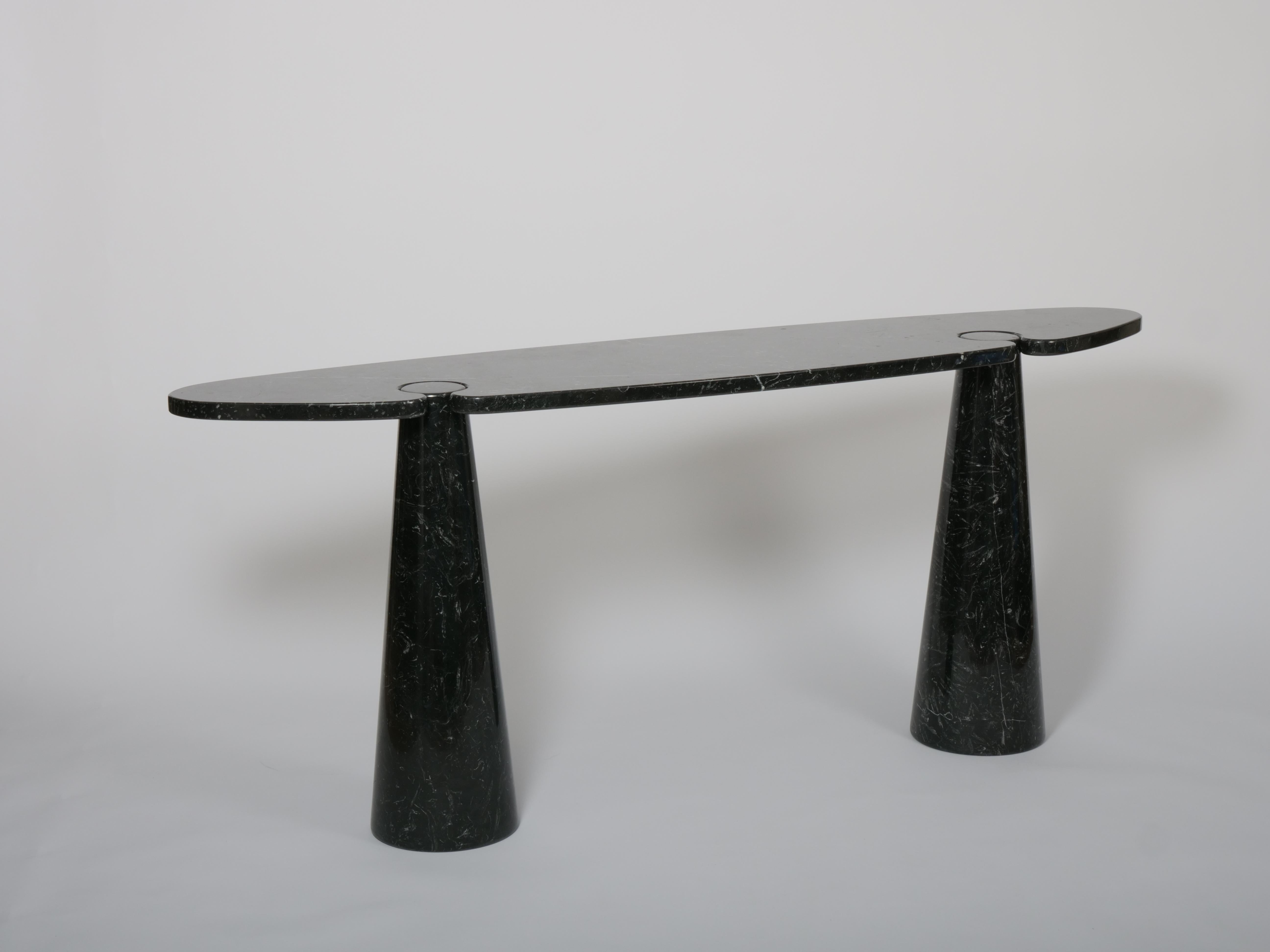 Designed by Angelo Mangiarotti for Skipper from the 'Eros' series, 
Nero Marquina marble