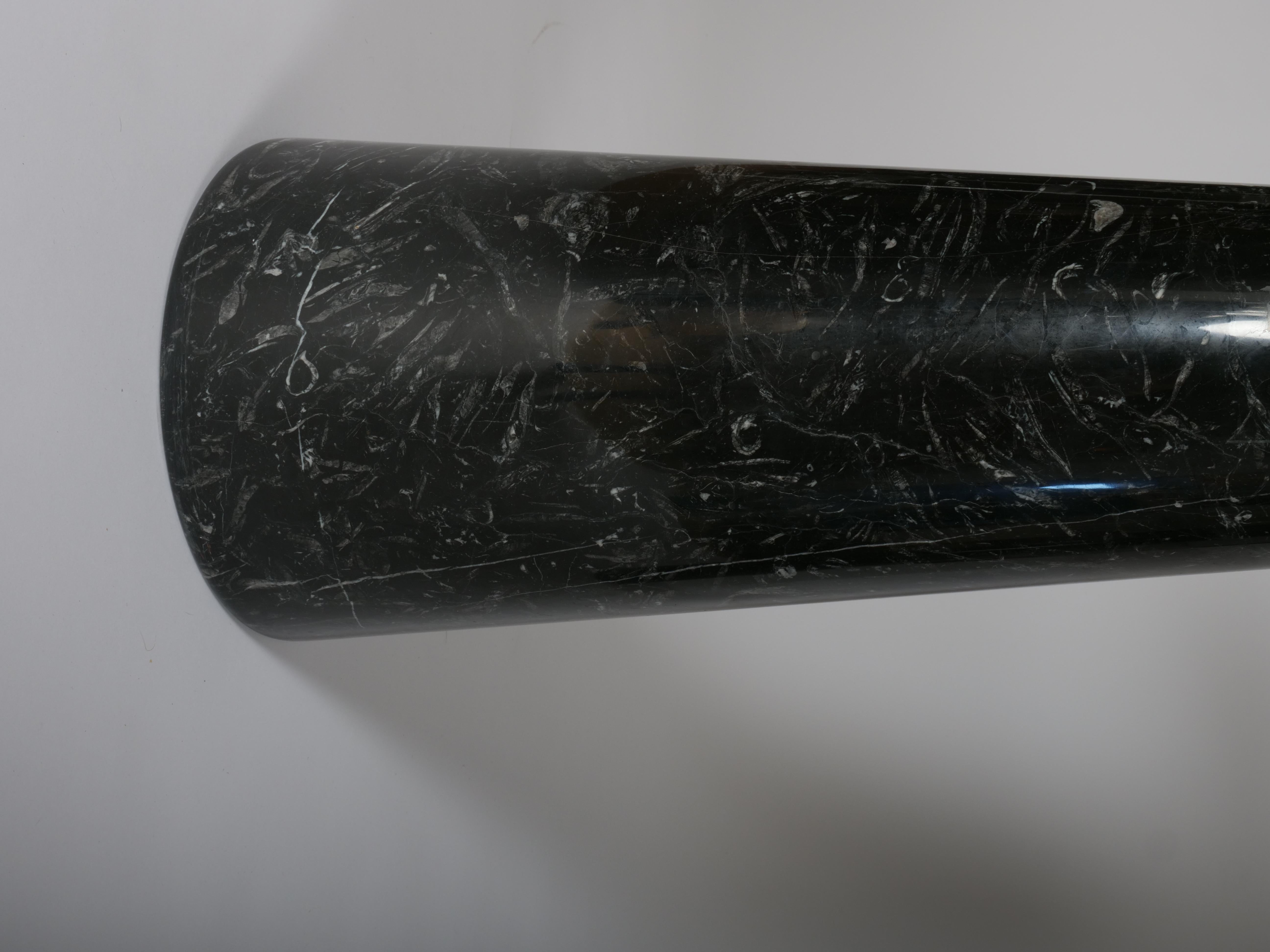 Mangiarotti console in black marble Bon état - En vente à London, GB