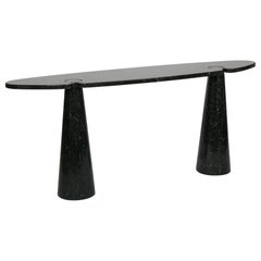 Consola Mangiarotti de mármol negro
