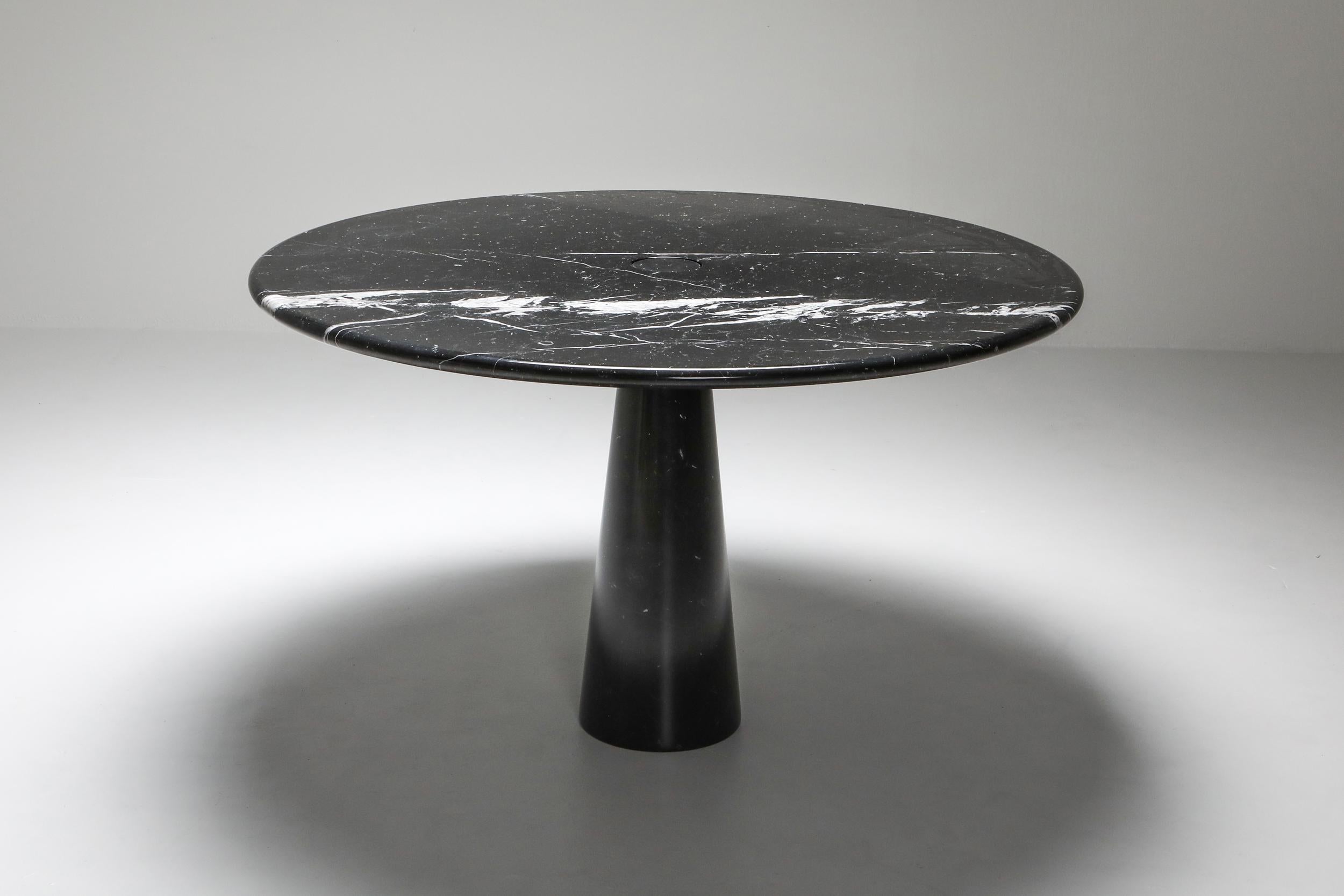 Post-Modern Mangiarotti Eros Marble Dining Table