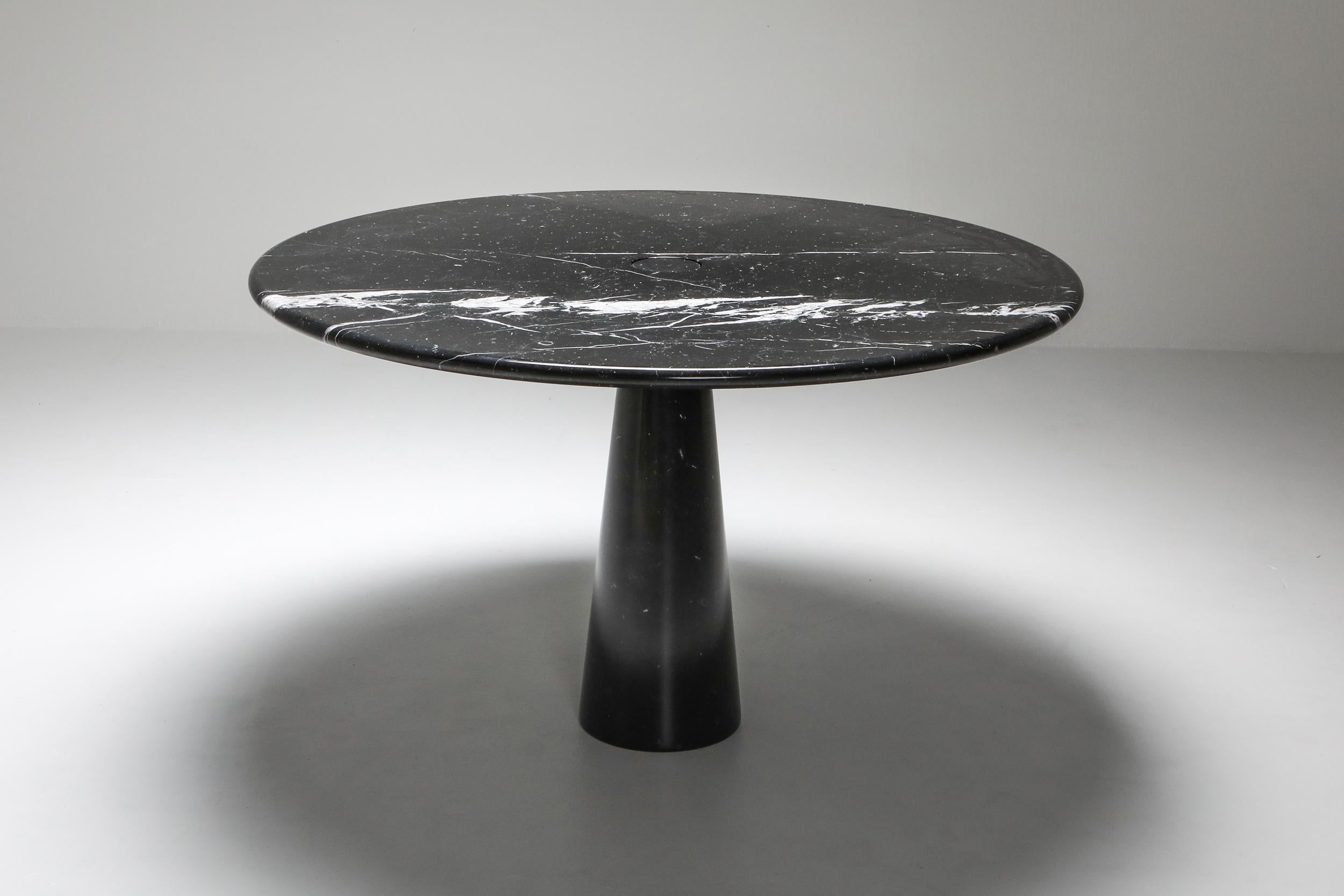 Post-Modern Mangiarotti 'Eros' Marble Dining Table