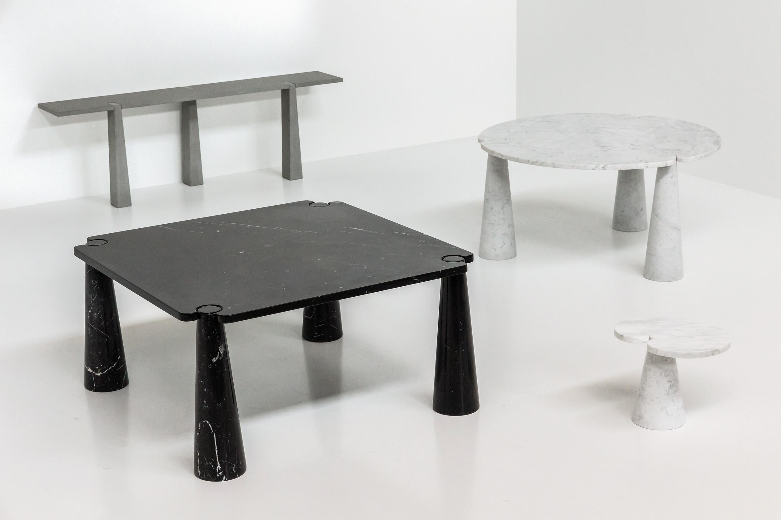 Mangiarotti 'Eros' Square Marble Dining Table, Italy, Post-Modern, 1970's For Sale 6
